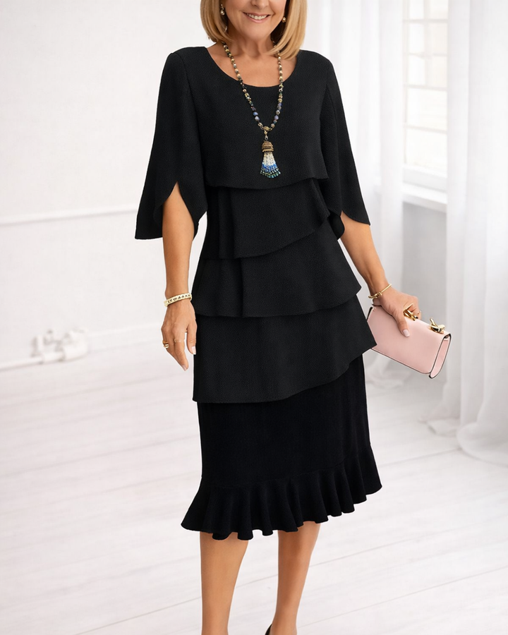 Elizabeth™ Ruffle Midi Dress