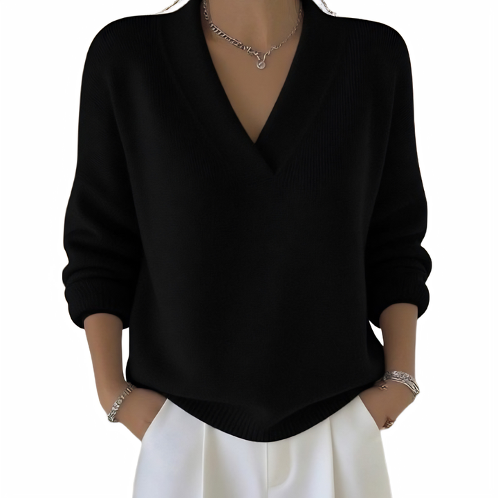 Maggie™ Effortless V-Neck Jumper