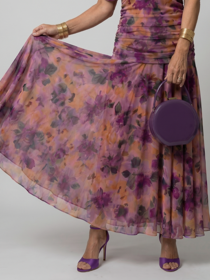 Faye | Off-Shoulder Flow Midi Dress