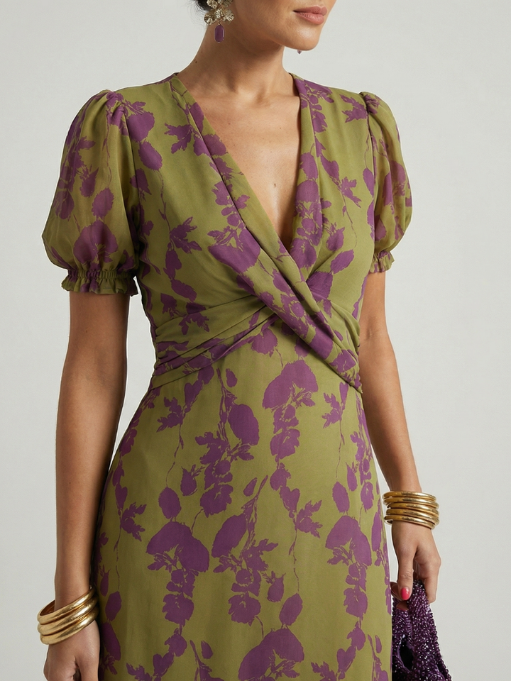 Hanna | Relaxed Floral Midi Dress