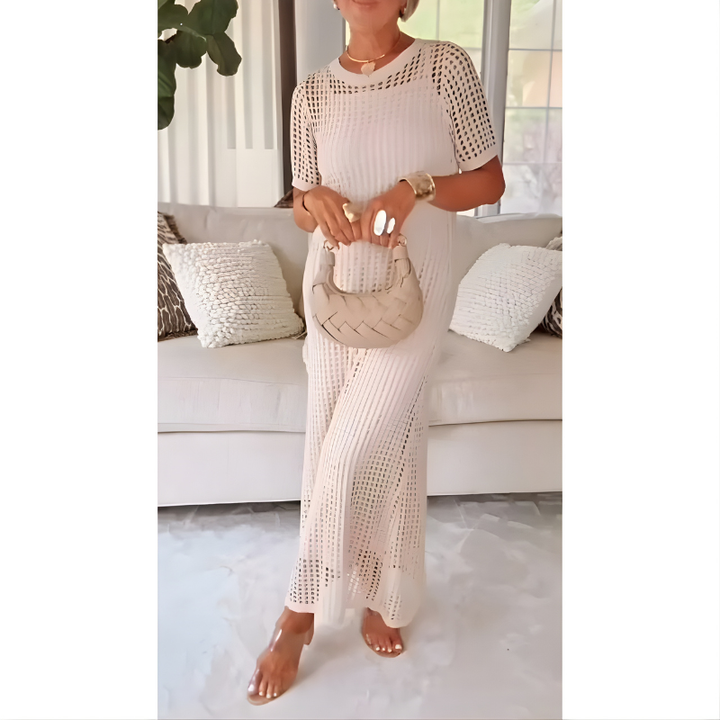 Ariella™ Elegant Cut-Out Maxi Dress