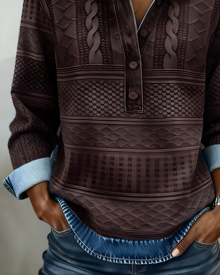 Rowan™ Half-Button Collared Sweatshirt