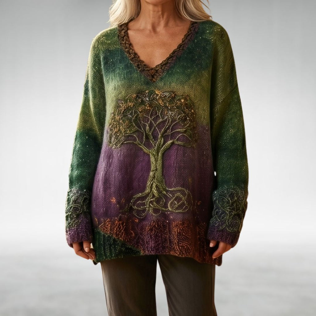 Della™ Boho Knit Jumper