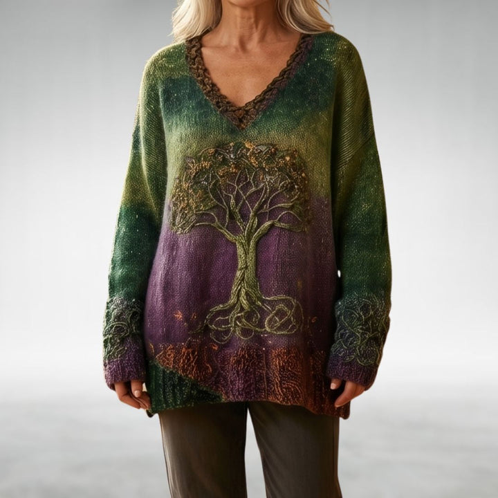 Della™ Boho Knit Jumper