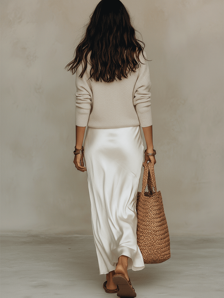 Isolde™ Knit &amp; Satin Ensemble