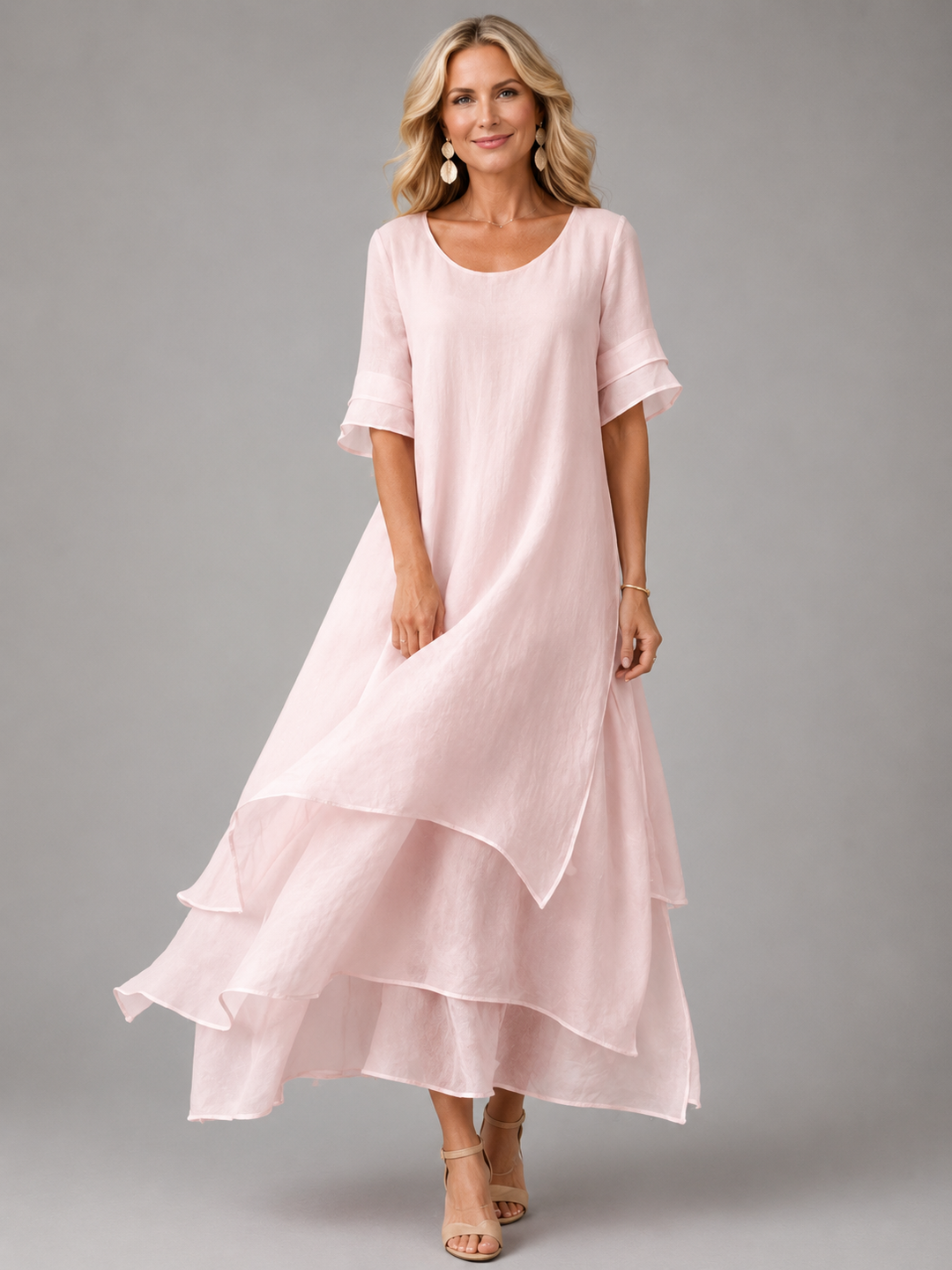 Olive™ Flowing Grace Maxi Dress