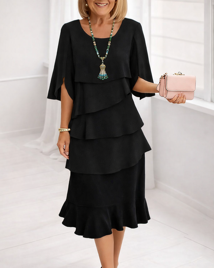 Elizabeth™ Ruffle Midi Dress