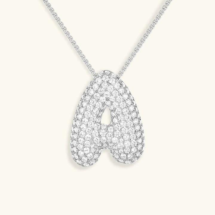 Bubble Initial Necklace