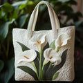Quilted Artisan Bag - White Aromas