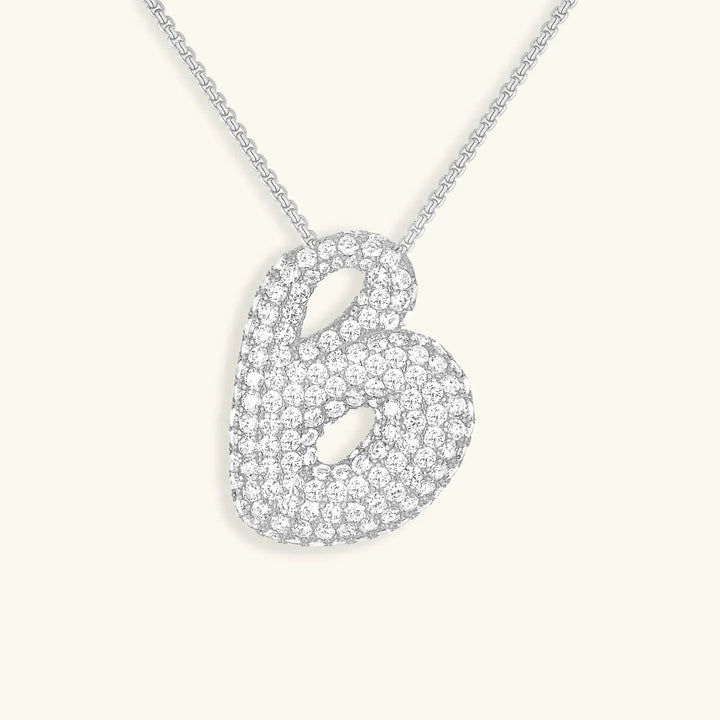 Bubble Initial Necklace