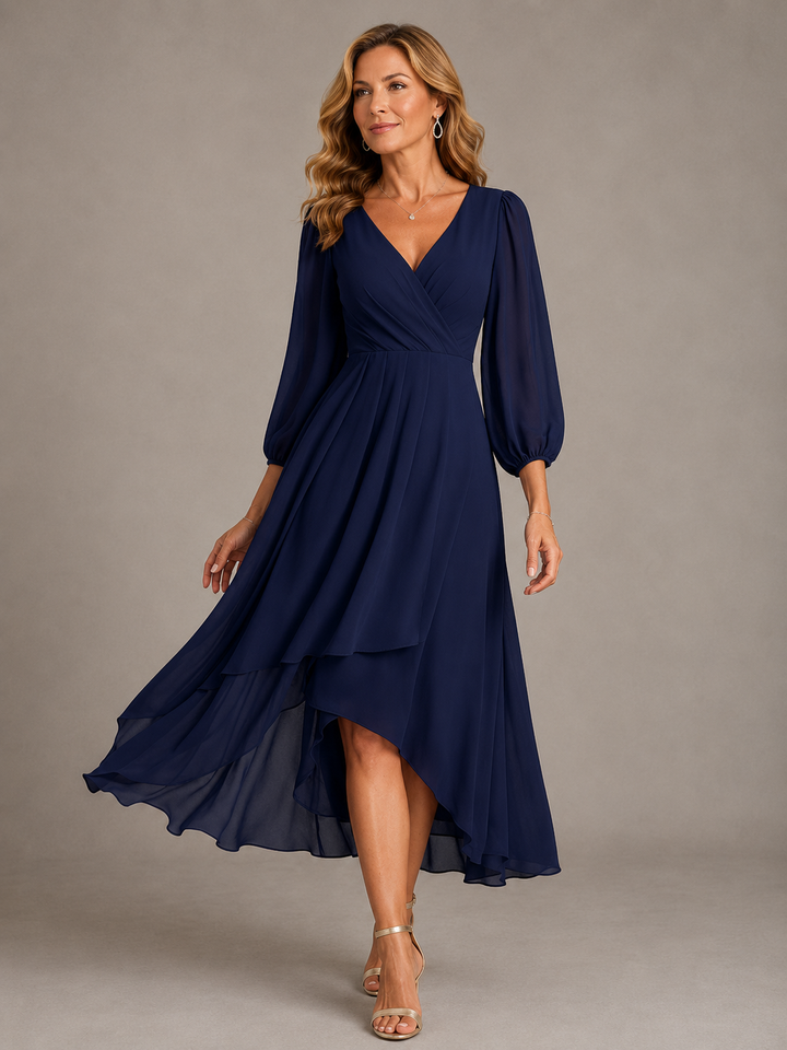 Lottie | Elegant V-Neck Maxi Dress