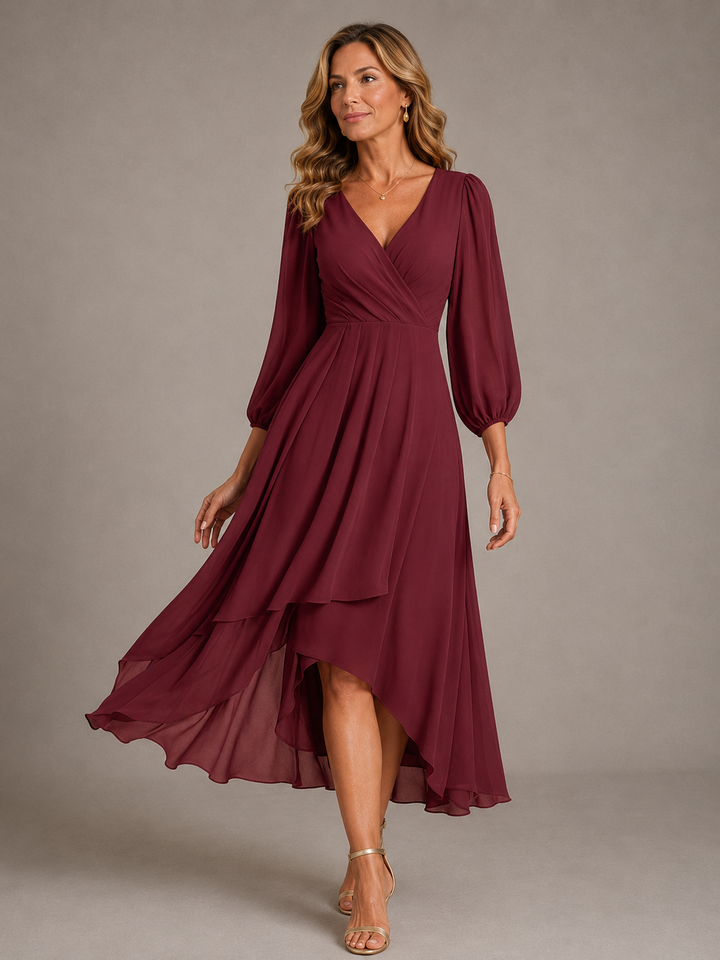 Lottie | Elegant V-Neck Maxi Dress