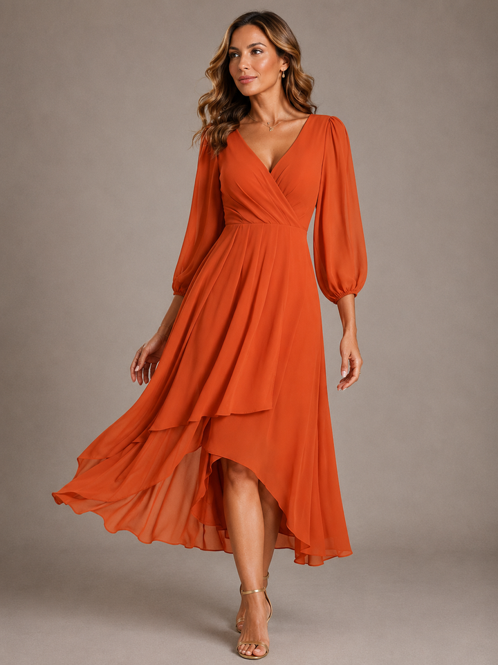 Lottie | Elegant V-Neck Maxi Dress