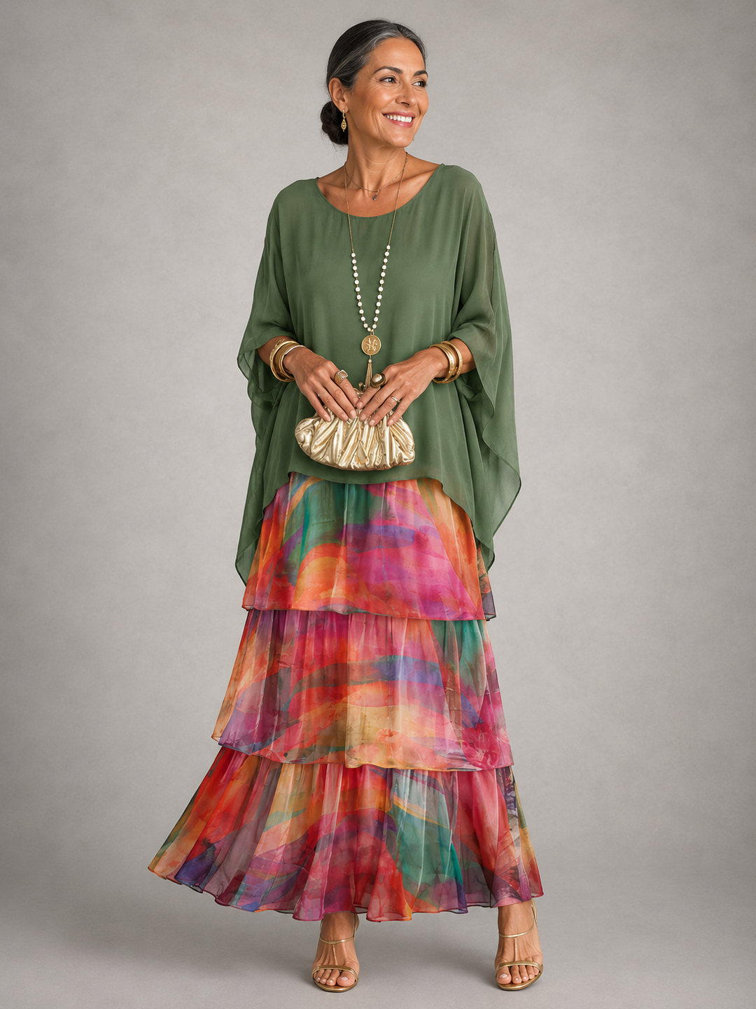 Heaven | Elegant Flowing Maxi Dress