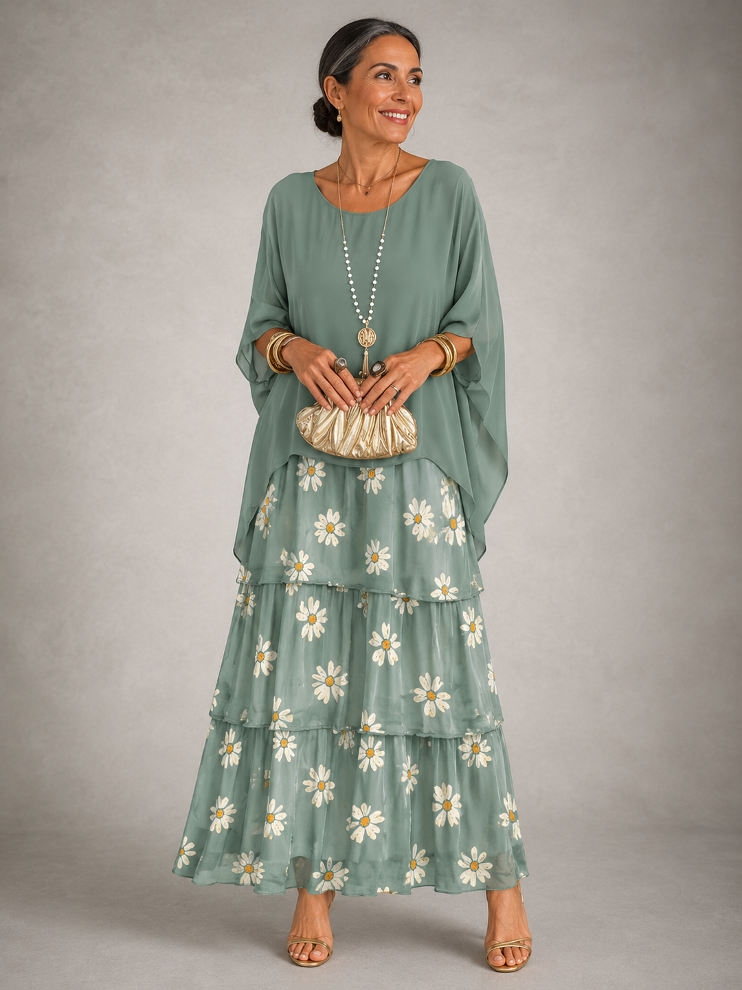 Vanessa™ Elegant Flowing Maxi Dress
