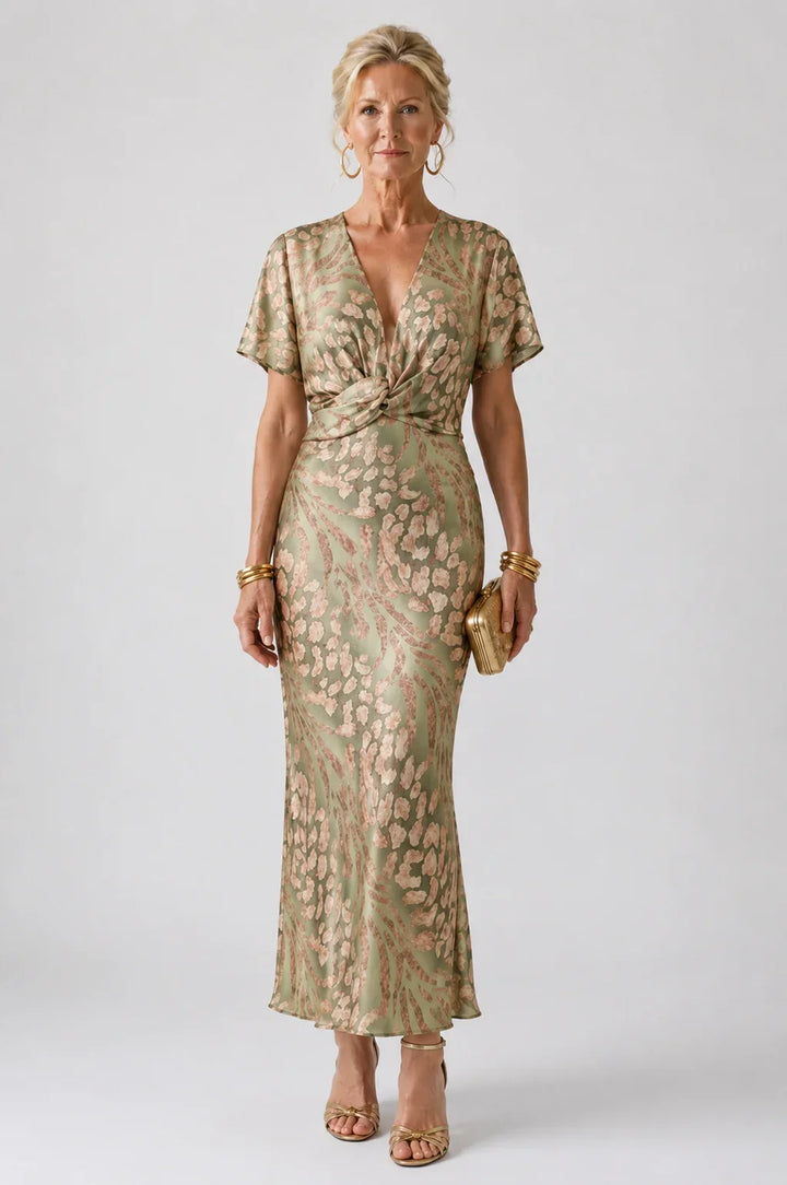 Anastasia™ Elegant Floral Maxi Dress