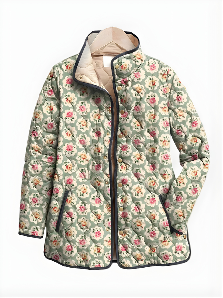 DIOR™ | Quilted Jacket with Vintage Floral Print
