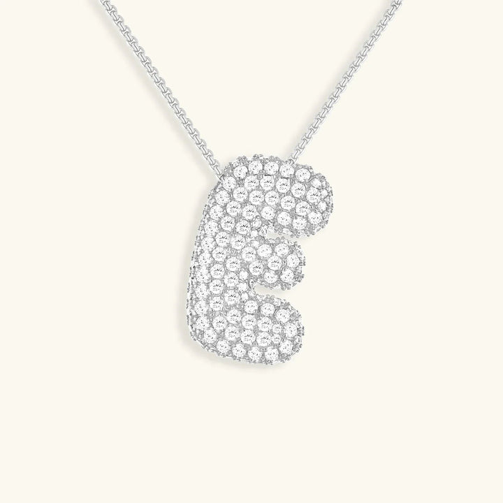 Bubble Initial Necklace