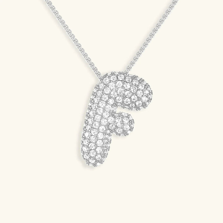 Bubble Initial Necklace