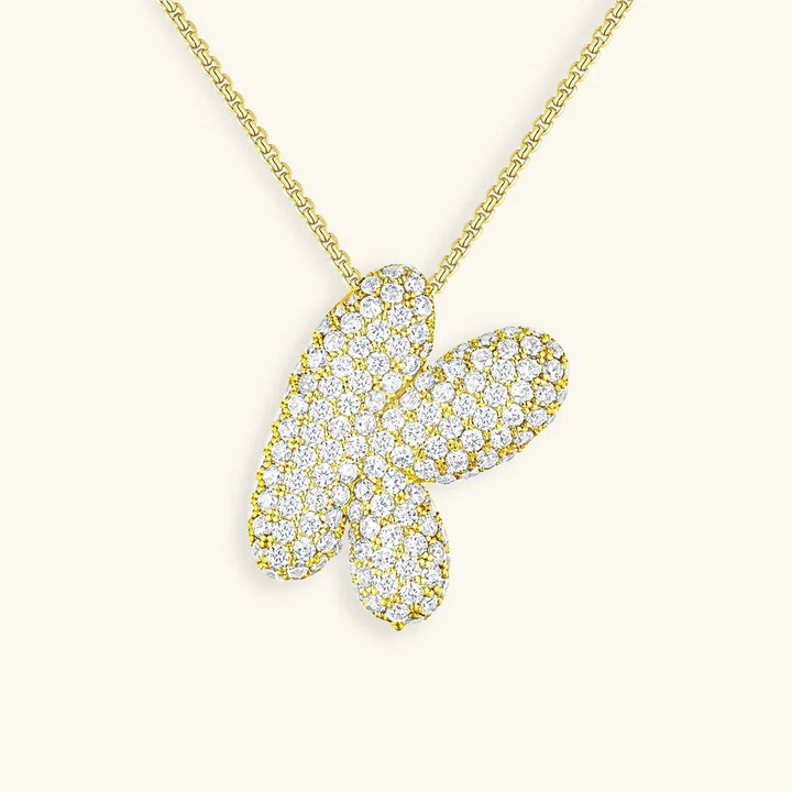 Bubble Initial Necklace
