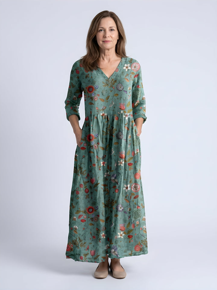 Marley | Elegant Floral Maxi Dress