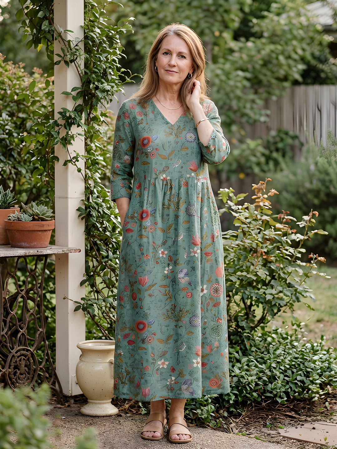 Marley | Elegant Floral Maxi Dress
