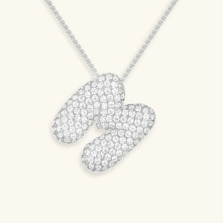 Bubble Initial Necklace