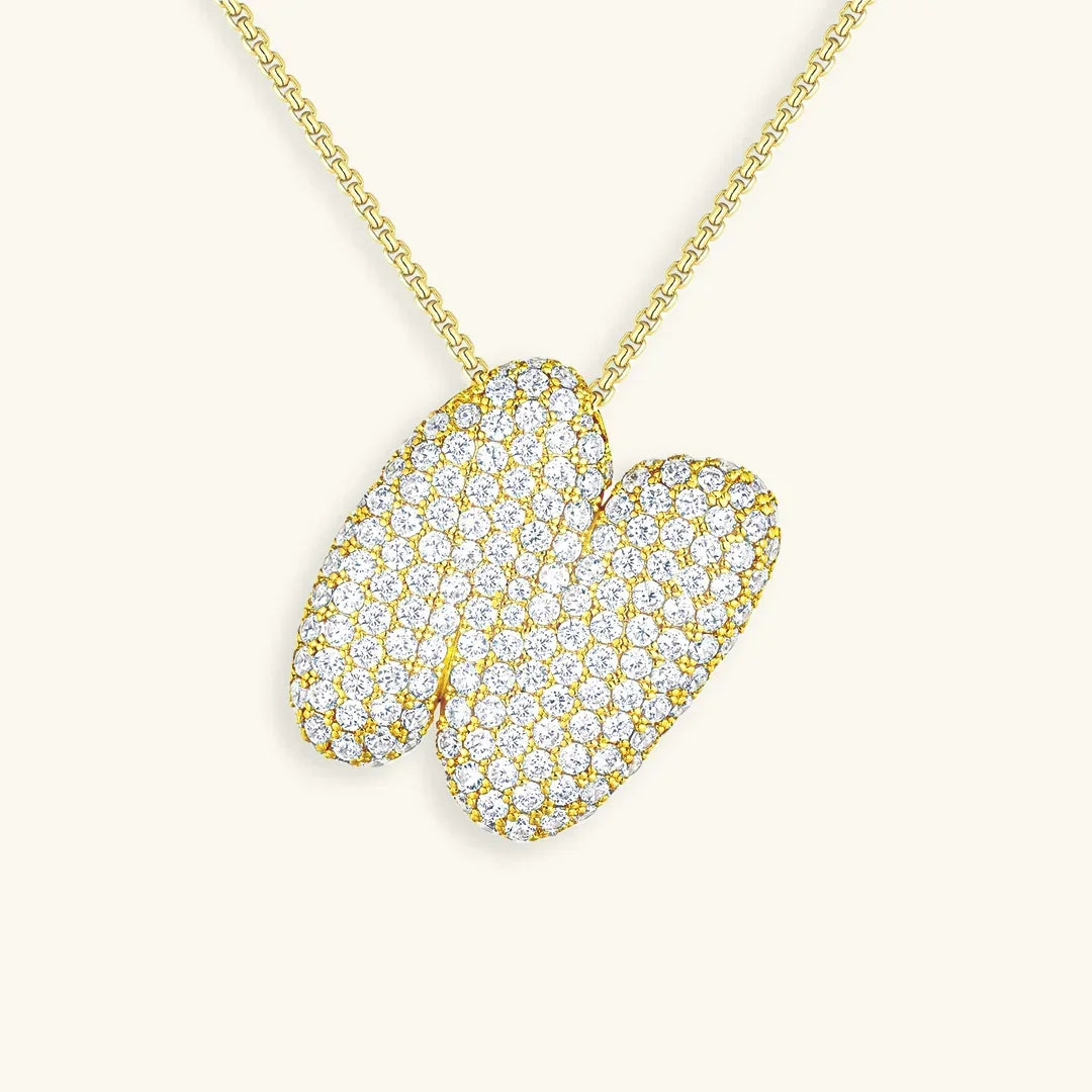 Bubble Initial Necklace