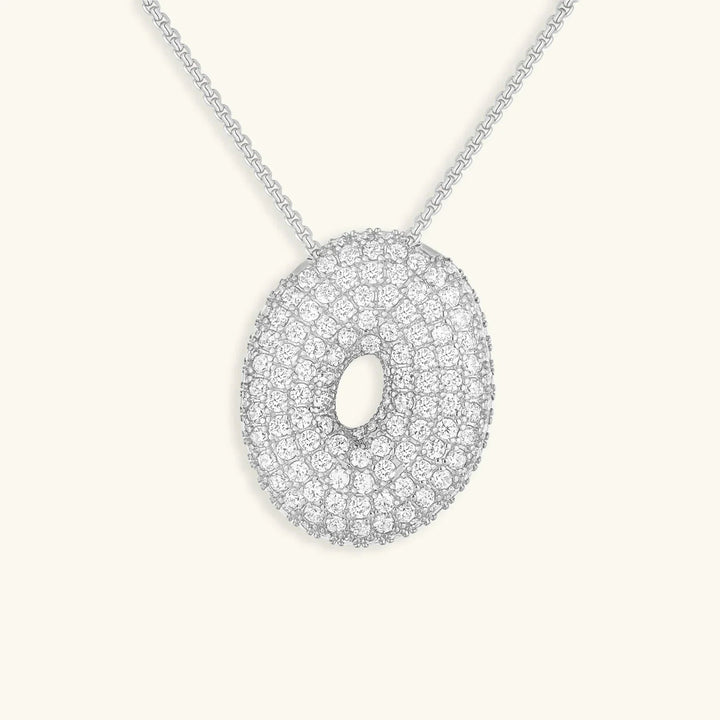 Bubble Initial Necklace
