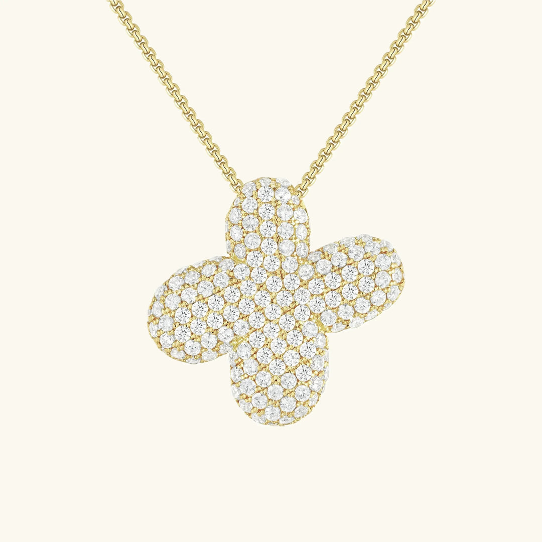 Bubble Initial Necklace