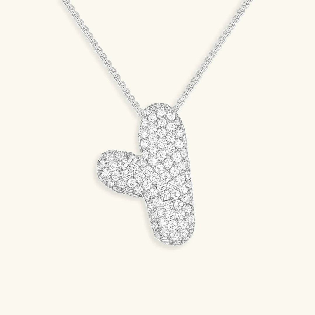 Bubble Initial Necklace