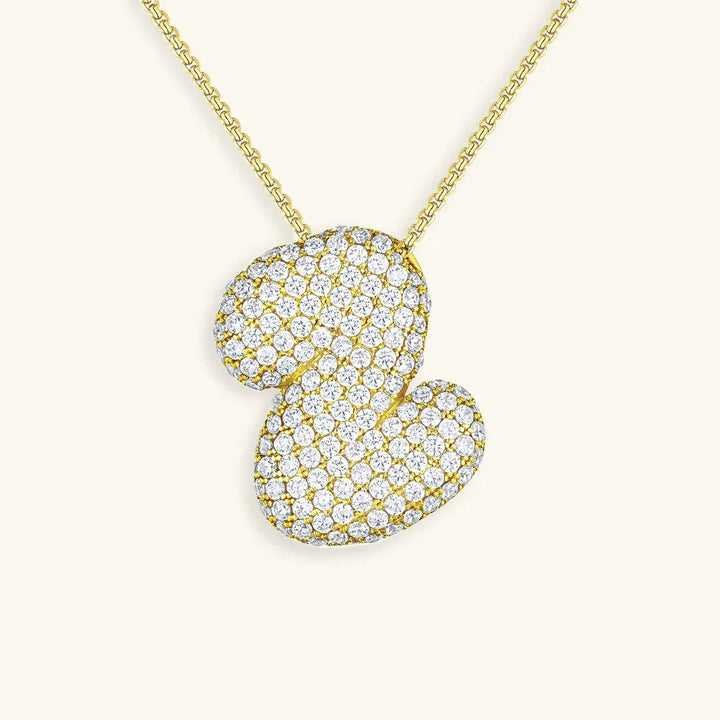 Bubble Initial Necklace