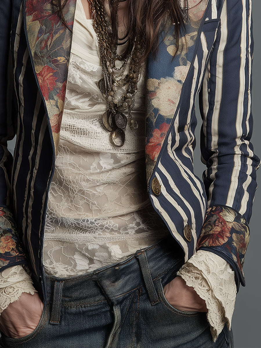 Eden™ Bohemian Striped Blazer