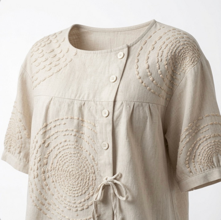 Mirabelle™ Embroidered Casual Top