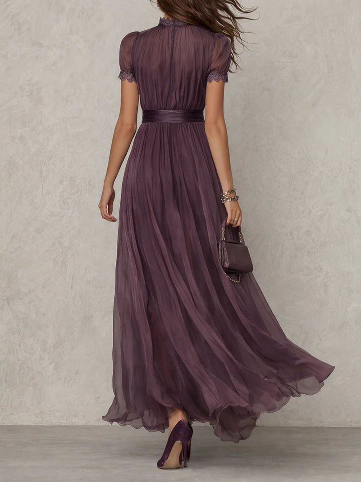 Amélie™ Chiffon Lace Maxi Dress