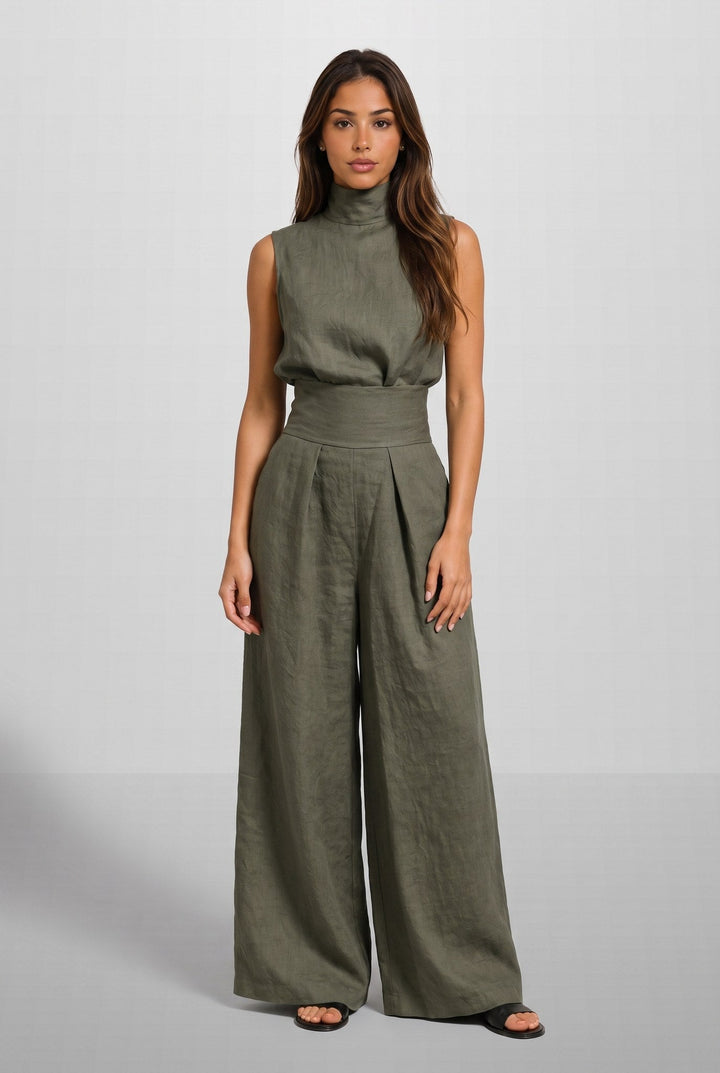 Aleia™ Linen Blend Two-Piece Set