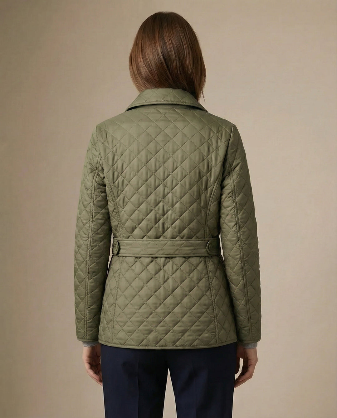 Olive™ Quilted Button-Up Jacket