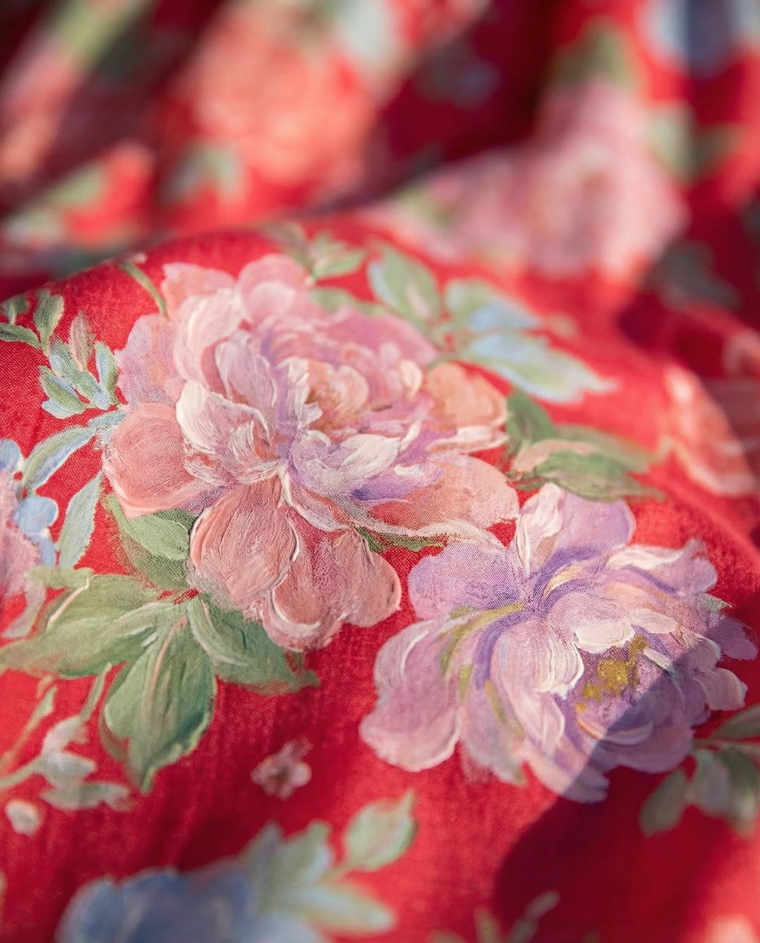 Alessia™ Elegant Floral V-Neck Dress