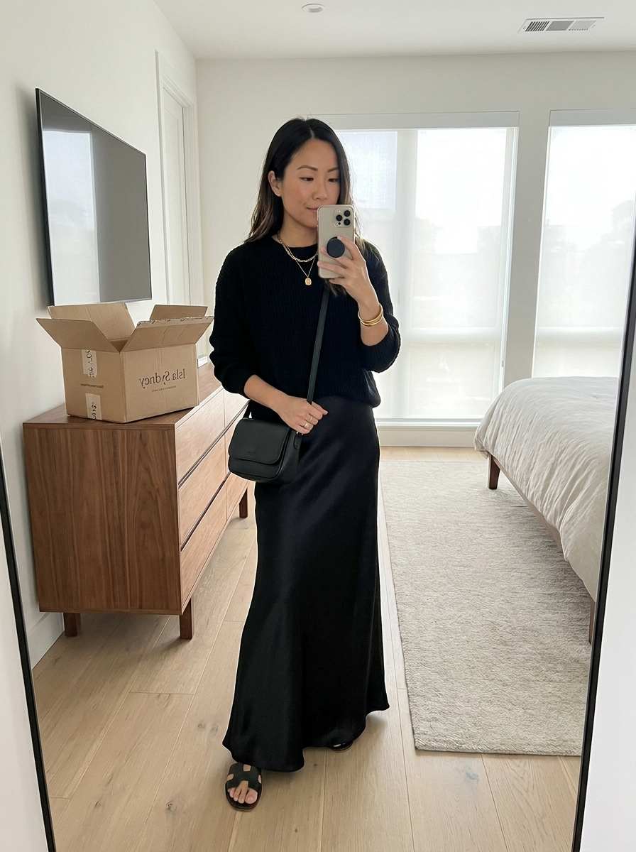 Isolde™ Knit &amp; Satin Ensemble