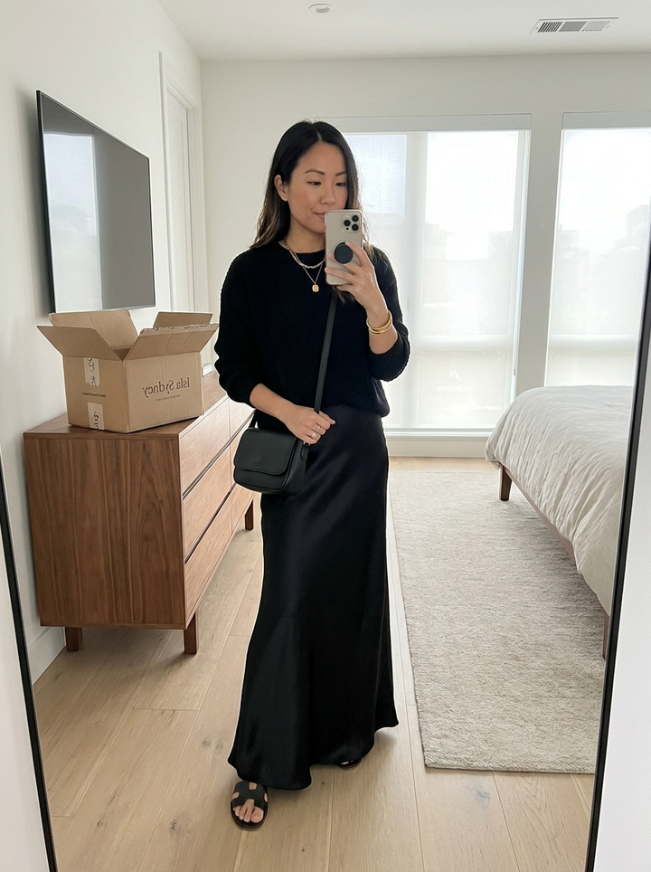 Isolde™ Knit &amp; Satin Ensemble