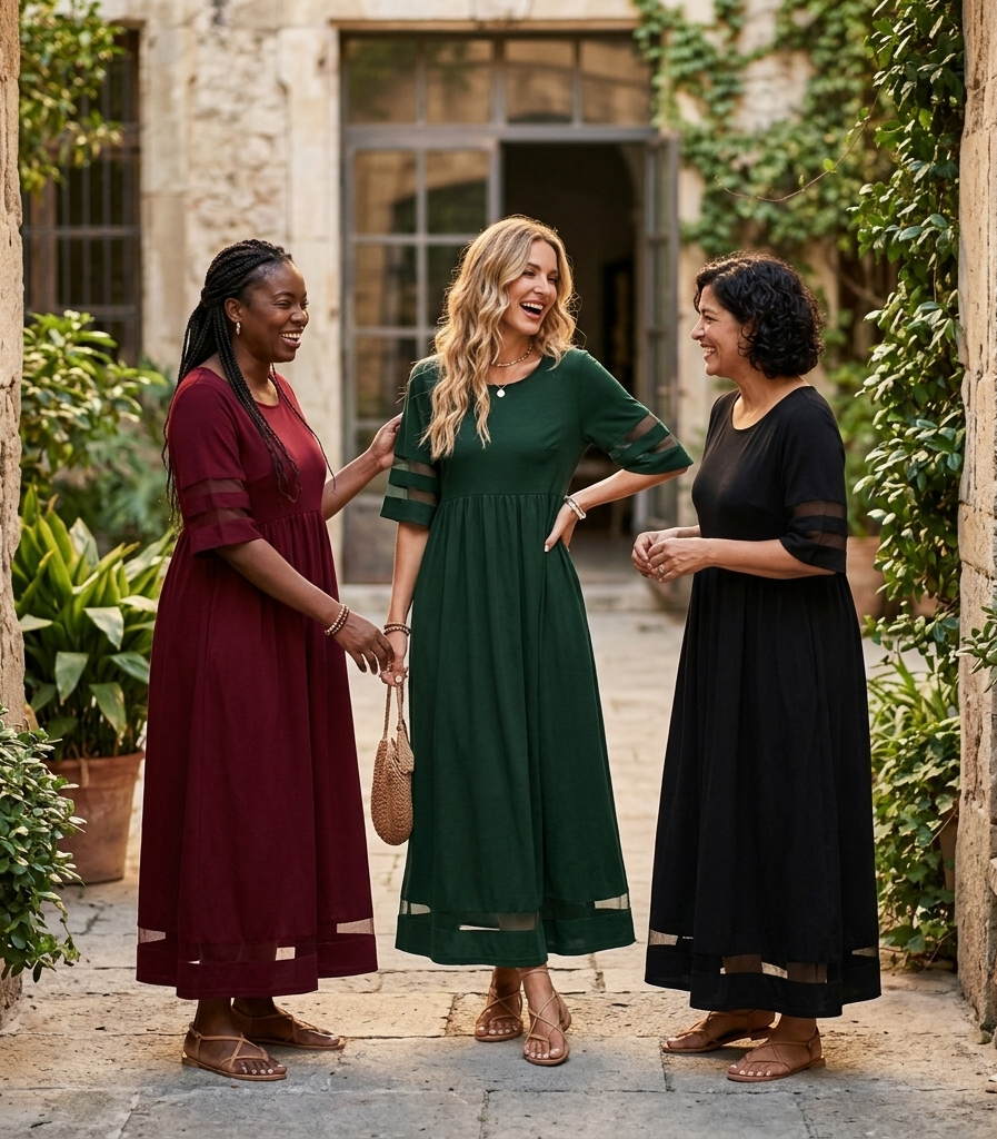 Louise | Flattering Midi Dress