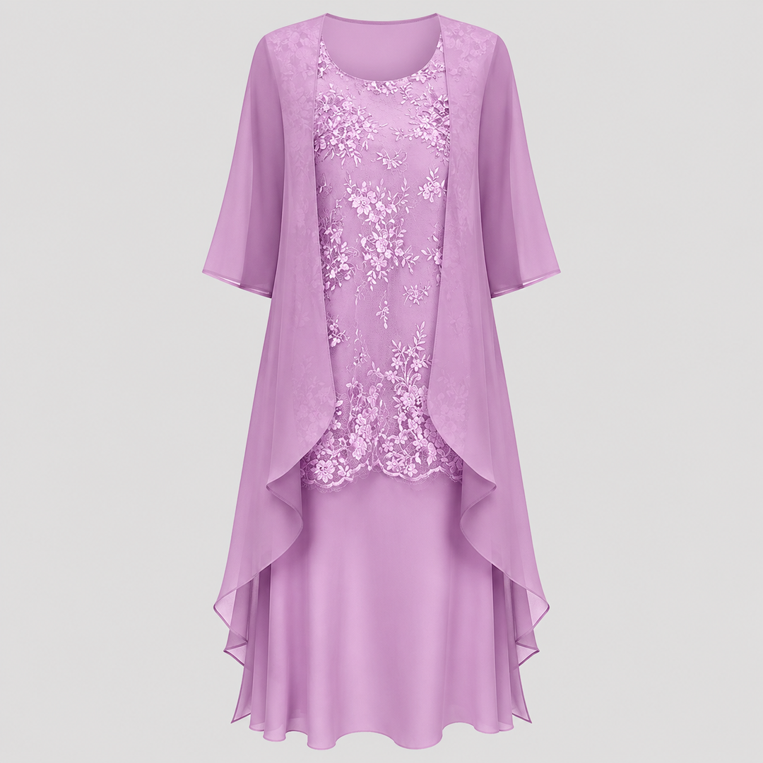 Lumi™ Chiffon Two-Piece Dress