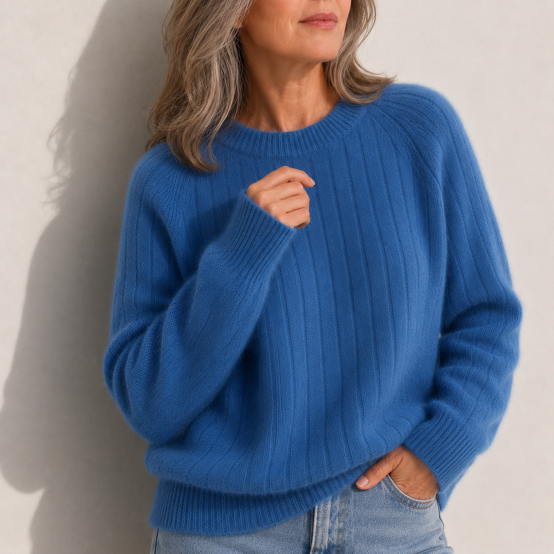 Milana Solid Colour Fluffy Sweater